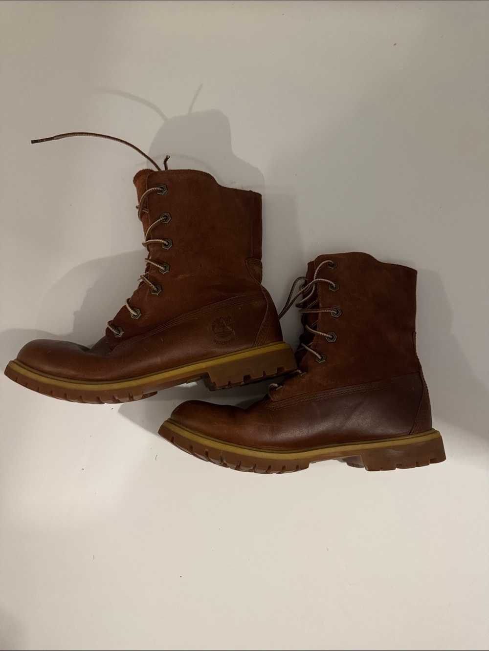 Timberland Chestnut Brown Lace-Up Women's Outdoor Boots - Picture 4 of 4